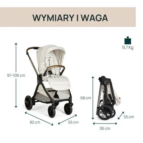 Chicco Bellagio wymiary i waga
