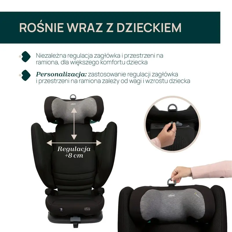 Chicco Fold&Go S fotelik rośnie wraz z dzieckiem