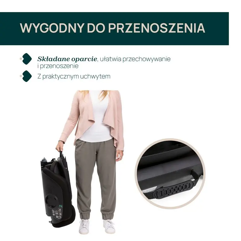 Chicco Fold&Go S fotelik wygodny do przenoszenia