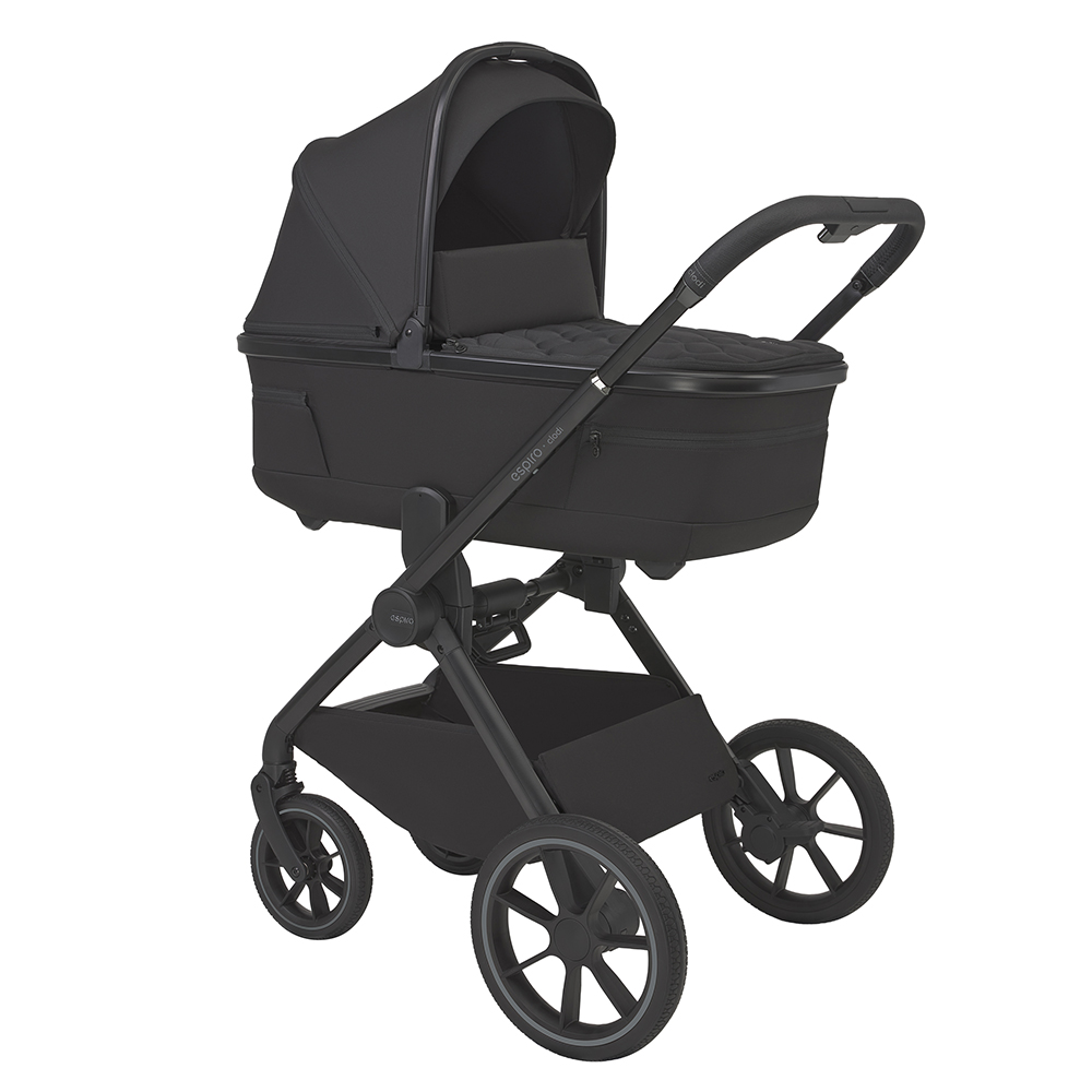 Espiro Clodi czarny wózek głęboki