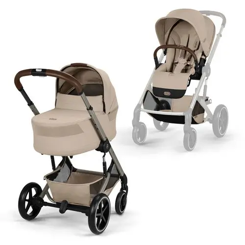 Cybex Balios S Lux Cot beżowy wózek dziecięcy