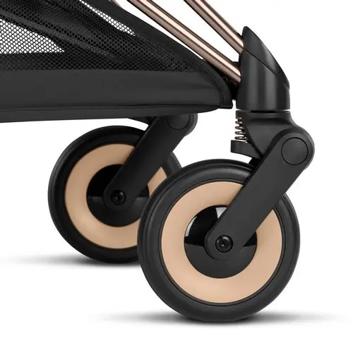 Cybex Coya Comfort amortyzacja przednich kół