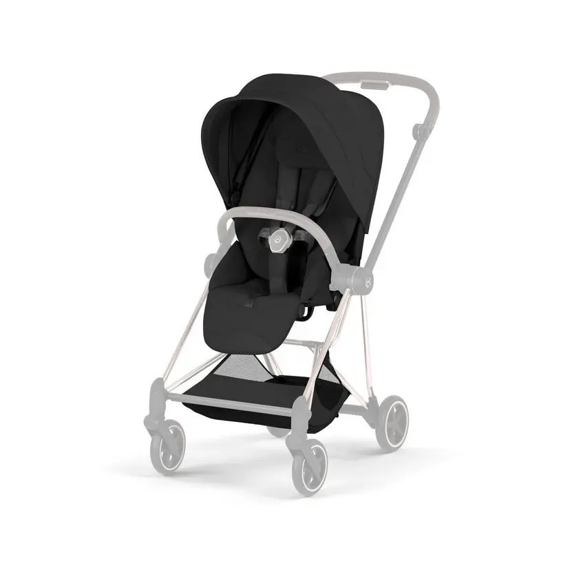 Cybex Mios style czarna tapicerka siedziska