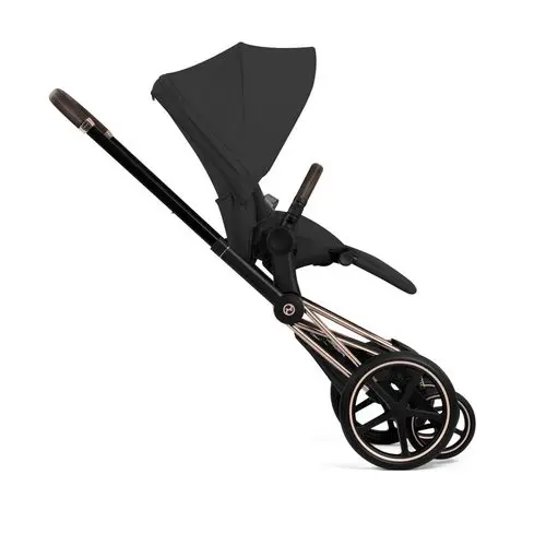 Cybex Priam Comfort tryb jazdy na dwóch kołach po schodach plażach