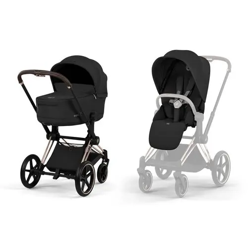 Cybex priam Comfort czarny wózek głęboko-spacerowy