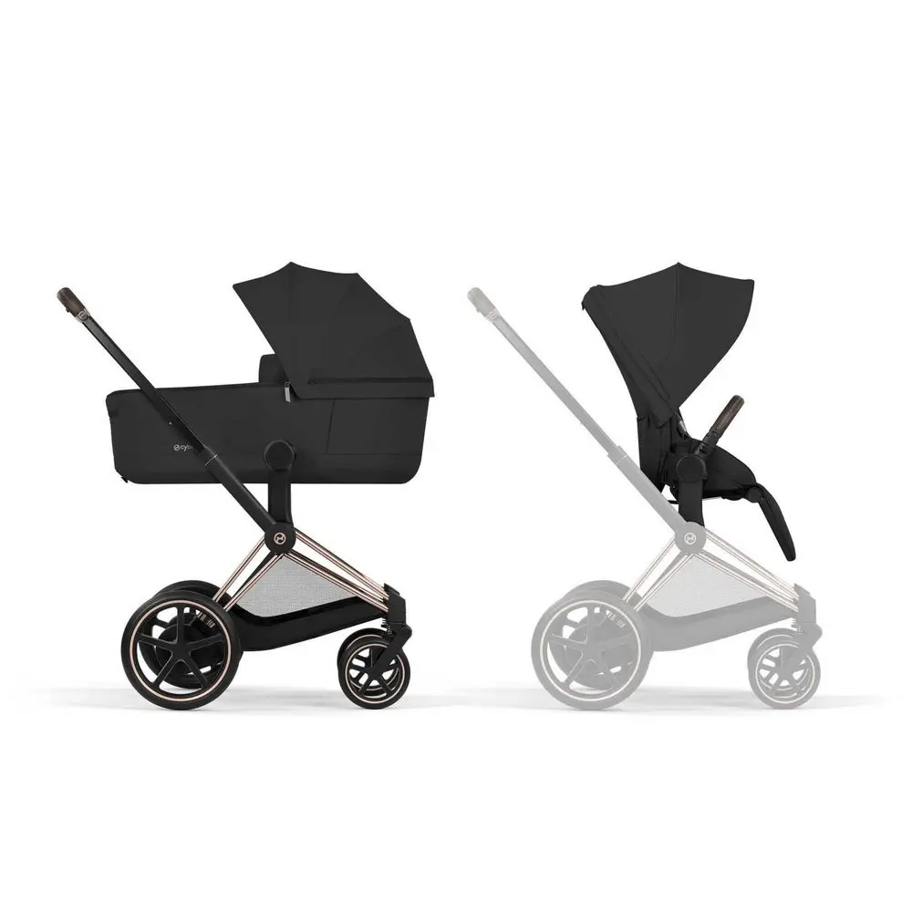 Cybex epriam comfort czarny wózek dziecięcy