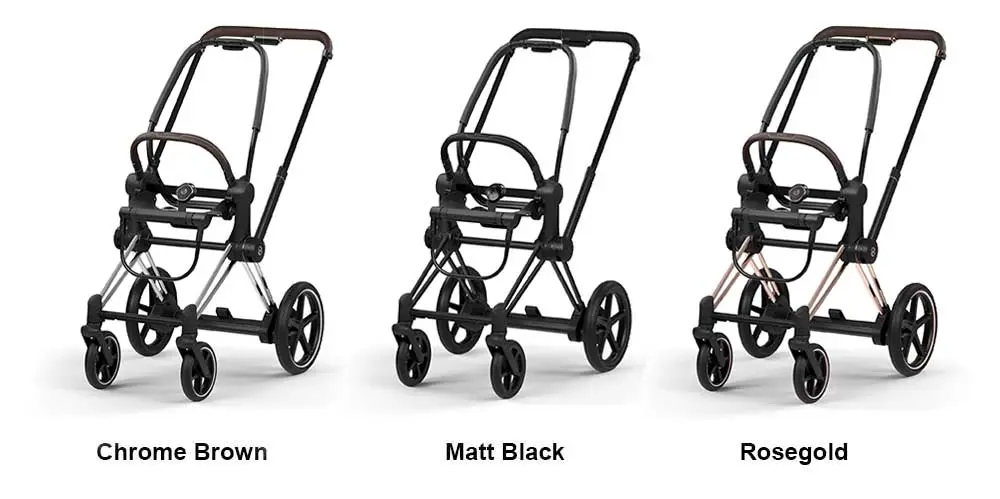 Cybex epriam style rama w trzech wariantach kolorystycznych