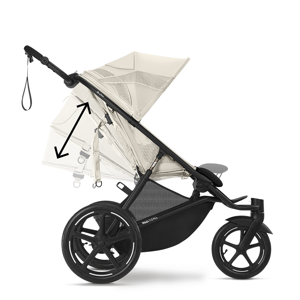 regulacja oparia do pozycji leżącej cybex avi spin