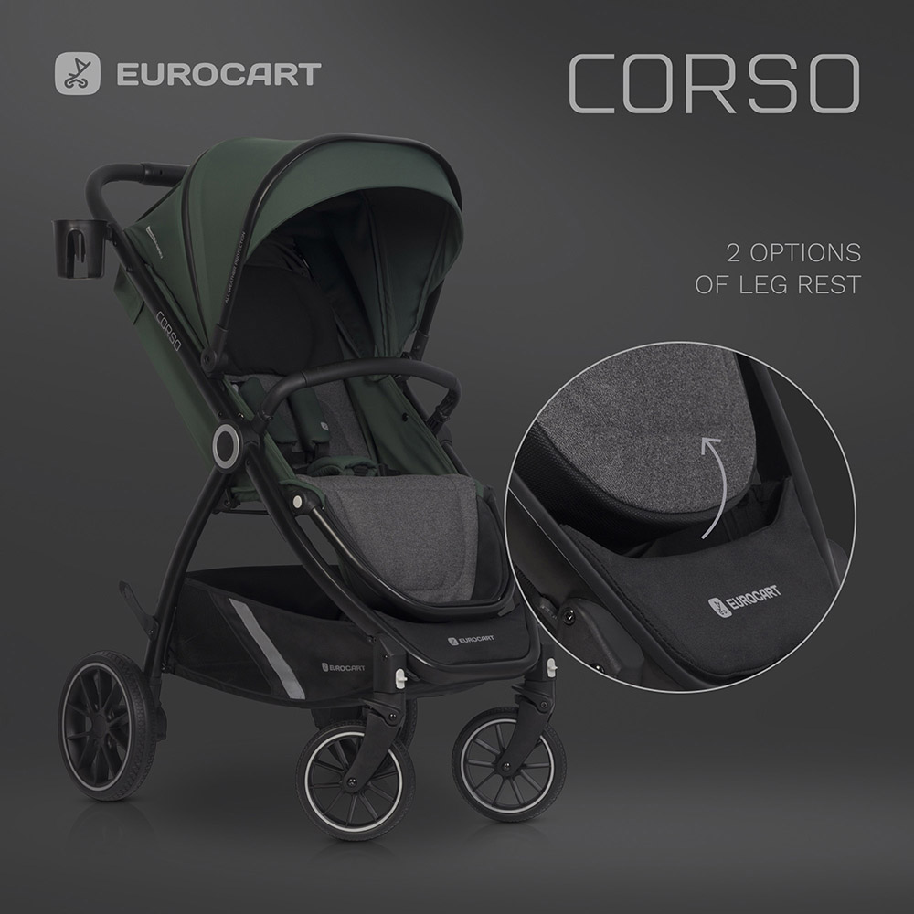 Euro-cart Corso regulowany podnóżek