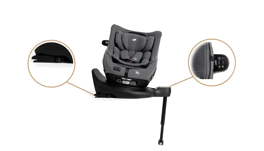 Joie Signature i-Harbour Pro montaż fotelika za pomocą ISOFIX