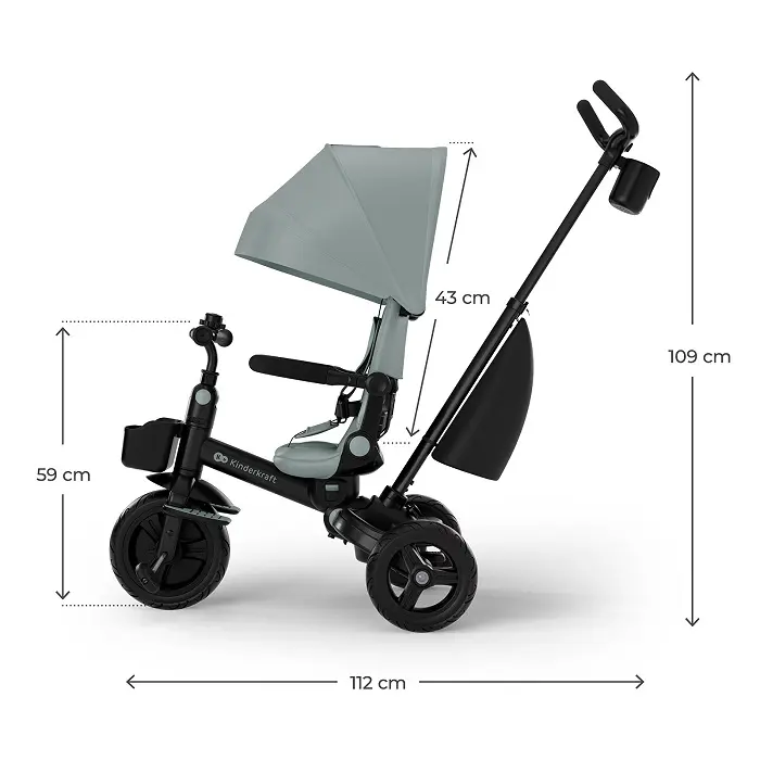 Kinderkraft Aveo 2 Plus wymiary rowerka trójkołowego