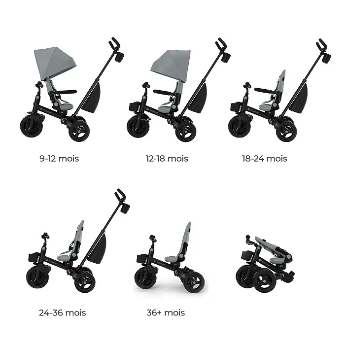 Kinderkraft Aveo 2 Plus rowerek trójkołowy z 6 konfiguracjami