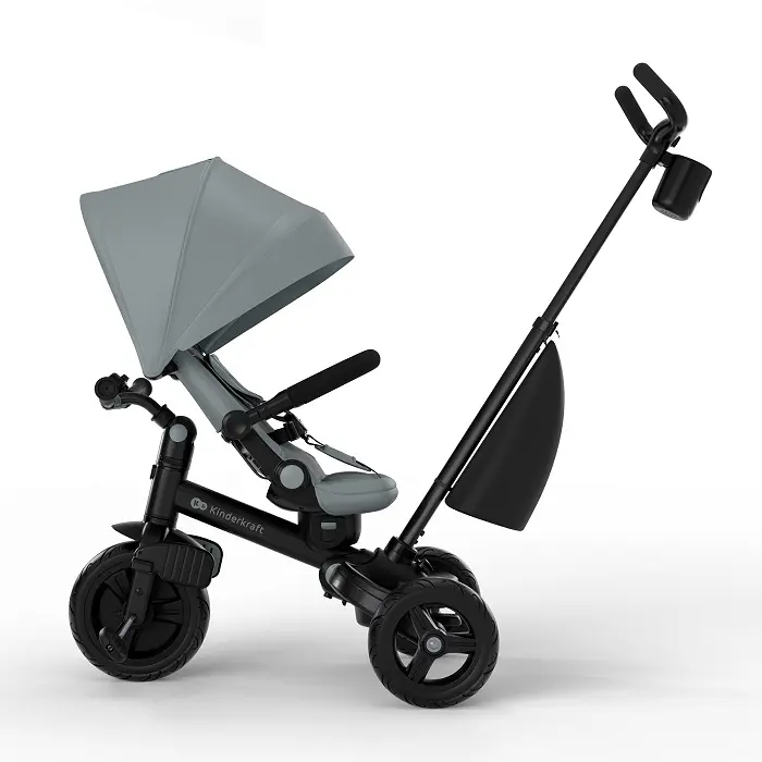 Kinderkraft Aveo 2 Plus regulacja oparcia do pozycji leżącej