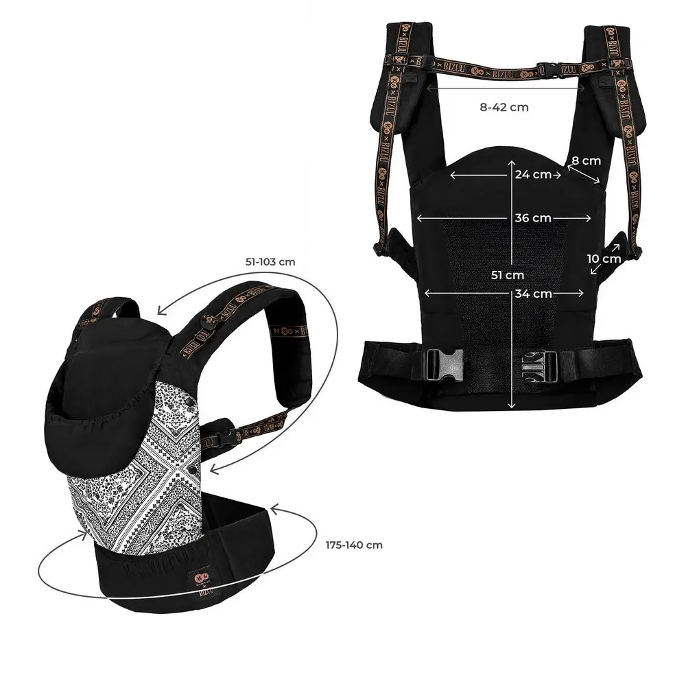 Kinderkraft Huggy Bizuu lunar black dane techniczne