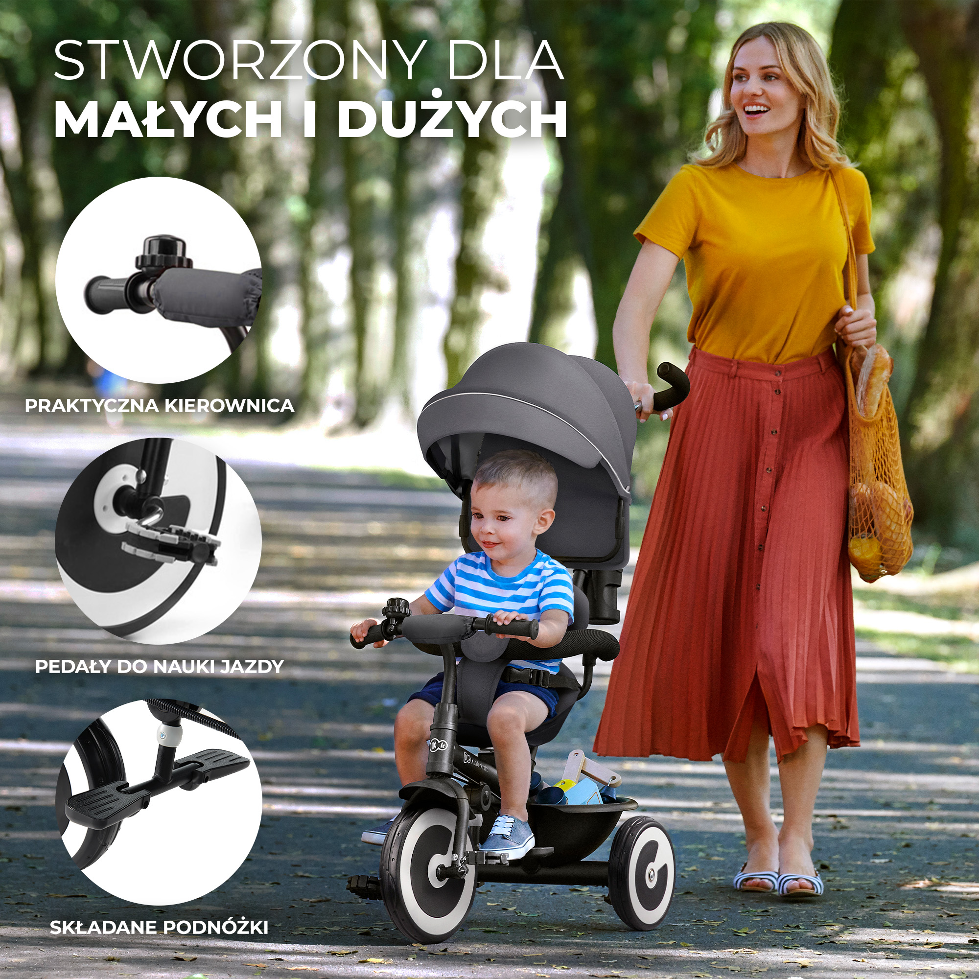 składane podnózki kinderkraft aston