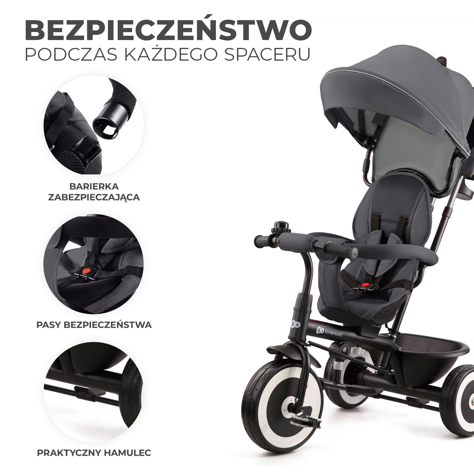 bepieczeństwo podczas podróży kinderkraft aston