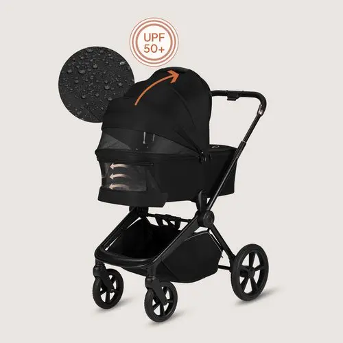 Lionelo Freya 2w1 gondola z panoramiczną wentylację 3D