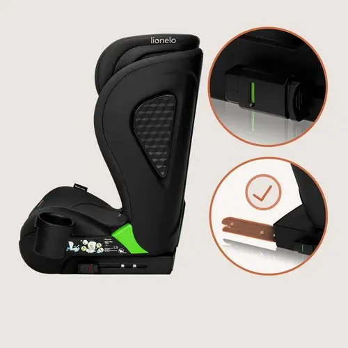 Lionelo Neal i-Size montaż za pomocą ISOFIX