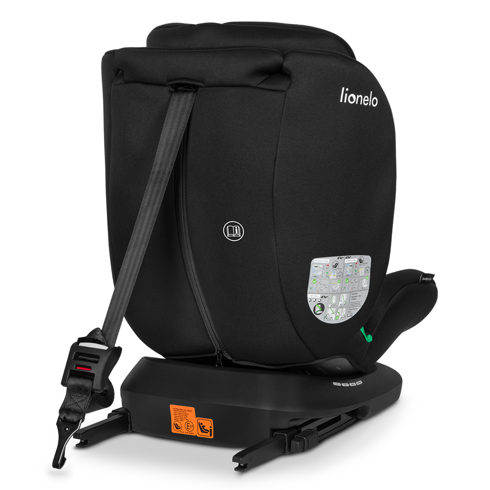system mocowania isofix i pasem tether