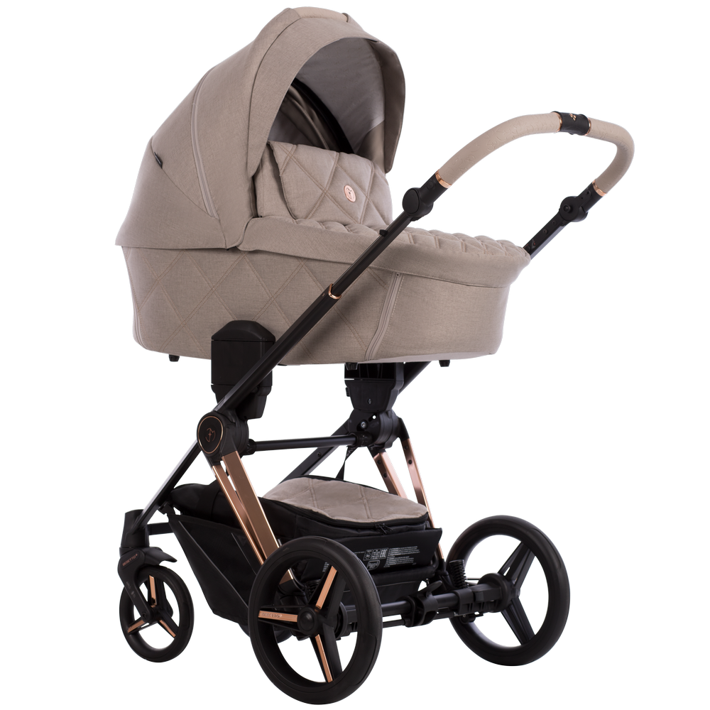 Bebetto Monti x Eva Minge przestronny wózek głeboki