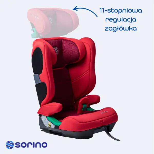 sorino ceres regulacja zagłówka