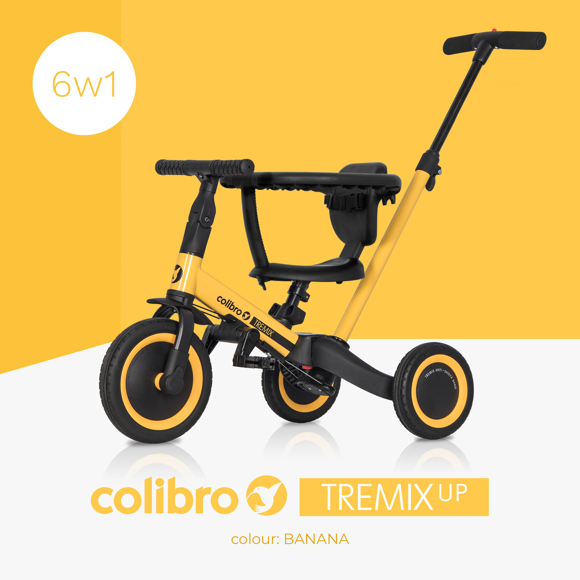 Colibro Tremix up rowerek z regulowanym uchwytem