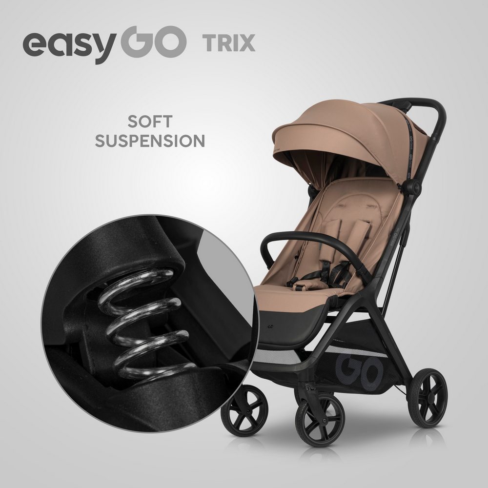 Easygo Trix spacerówka z doskonałą amortyzacją