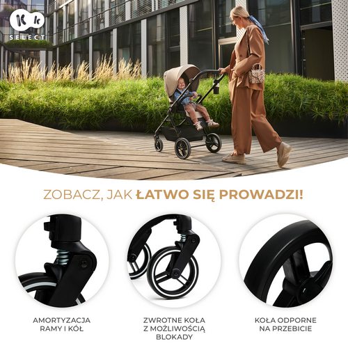 amortyzowane i bezobsługe koła yoxi kinderkraft