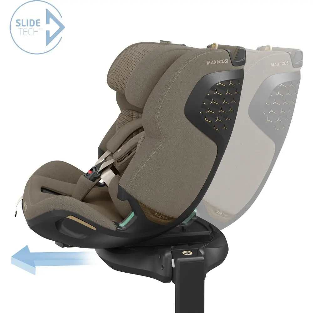technologia slidetech wysuwanie fotelika merald 360 pro maxi-cosi