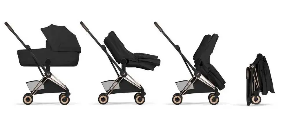 Cybex Coya Comfort składanie gondoli z ramą