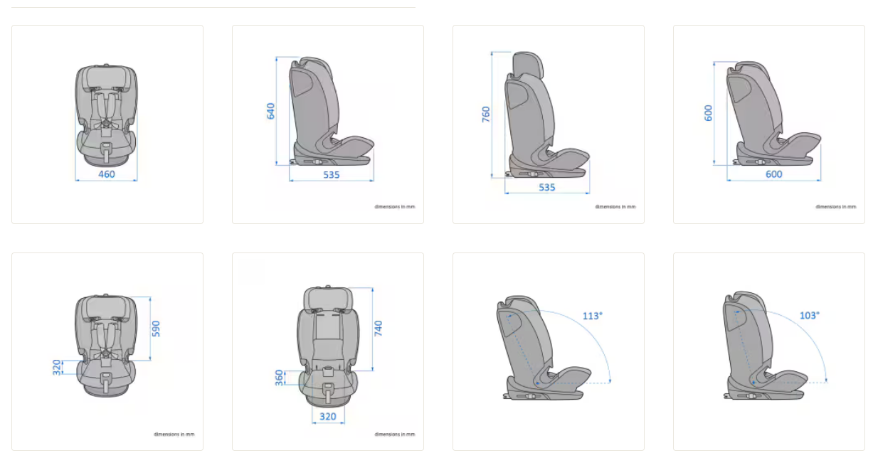 Maxi-Cosi Titan plus i-Size dane techniczne